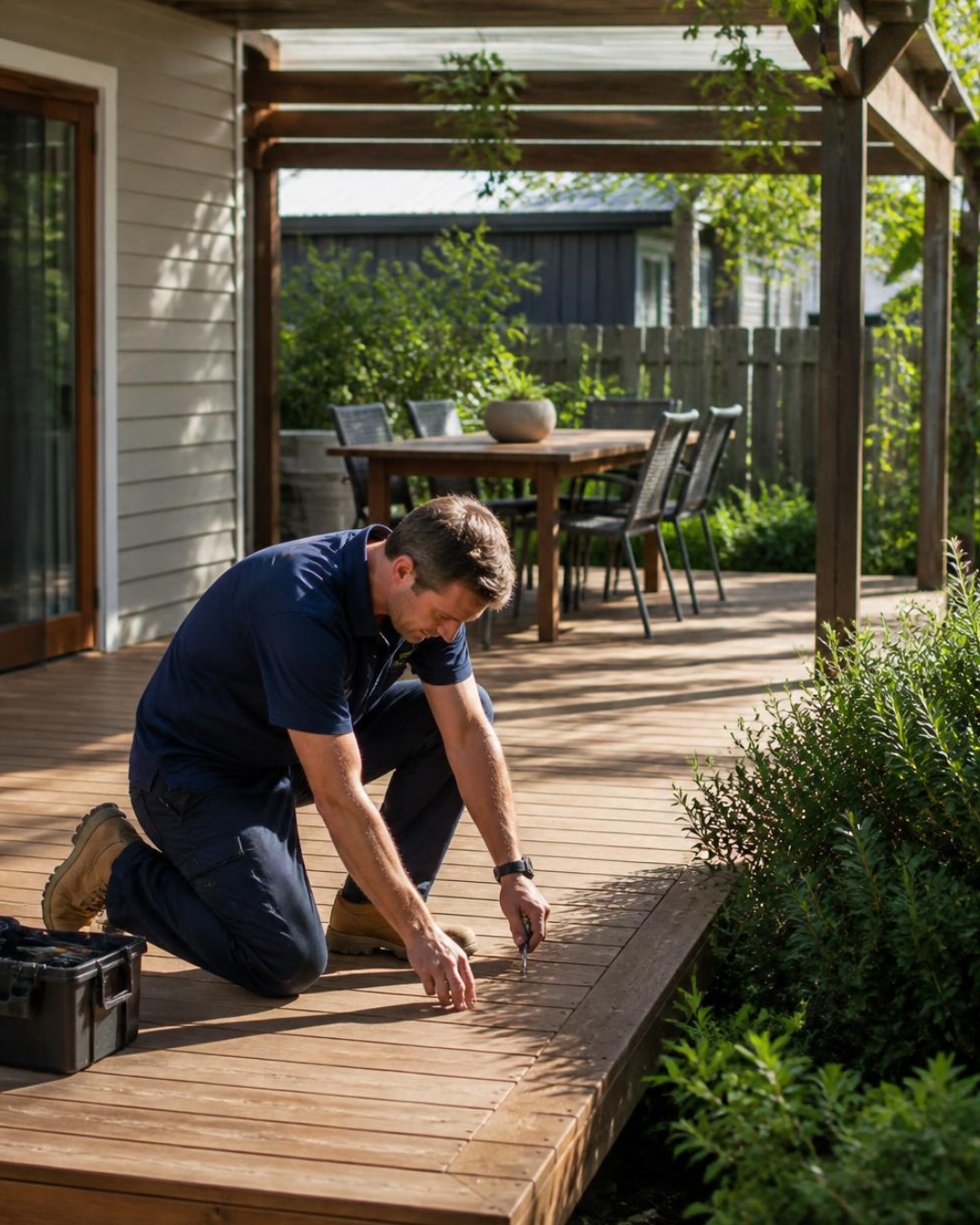 Outdoor improvement project completed for a Grapevine backyard