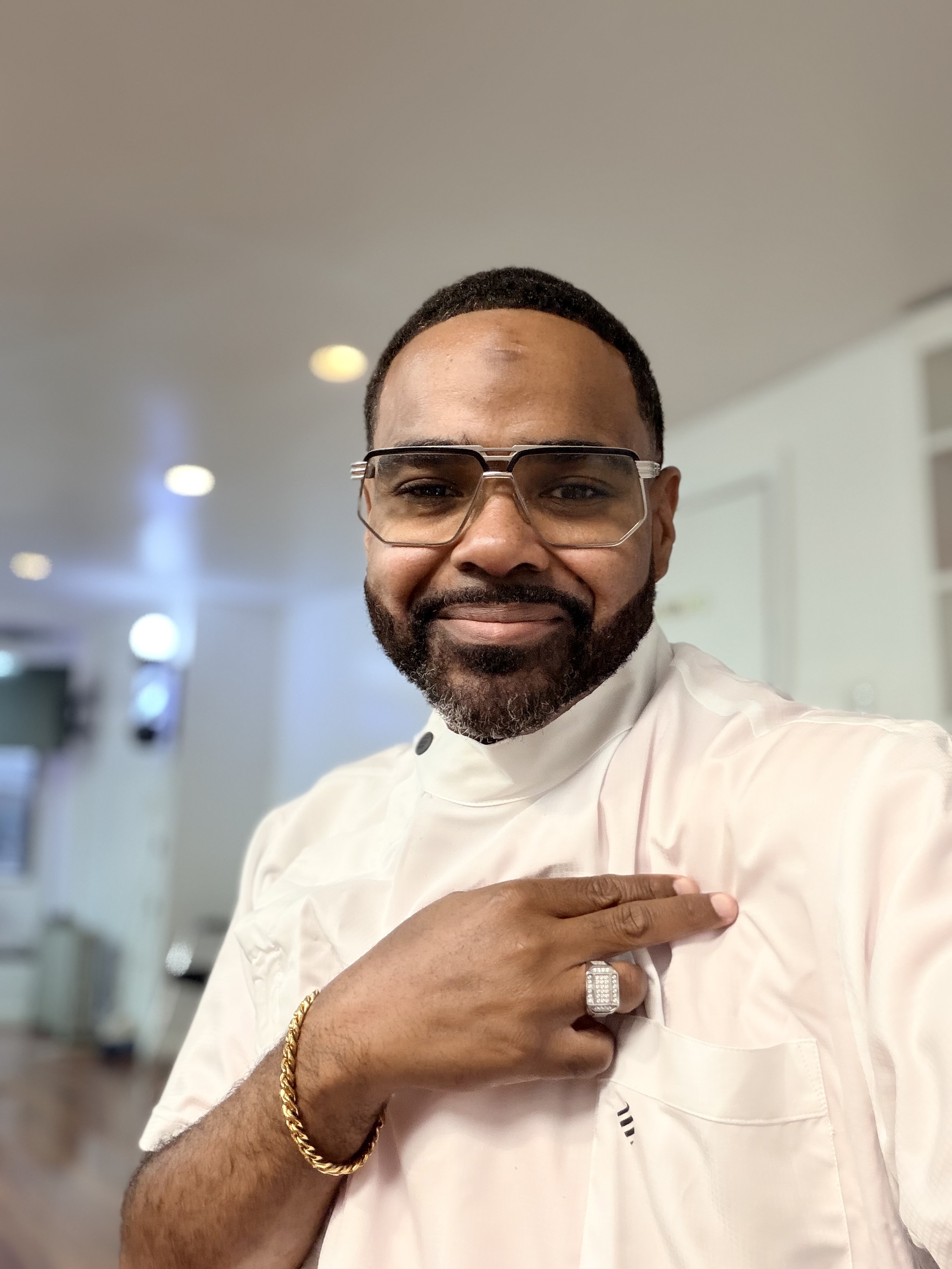 Finished fade haircut at Mr. Kelly's Barber Shop