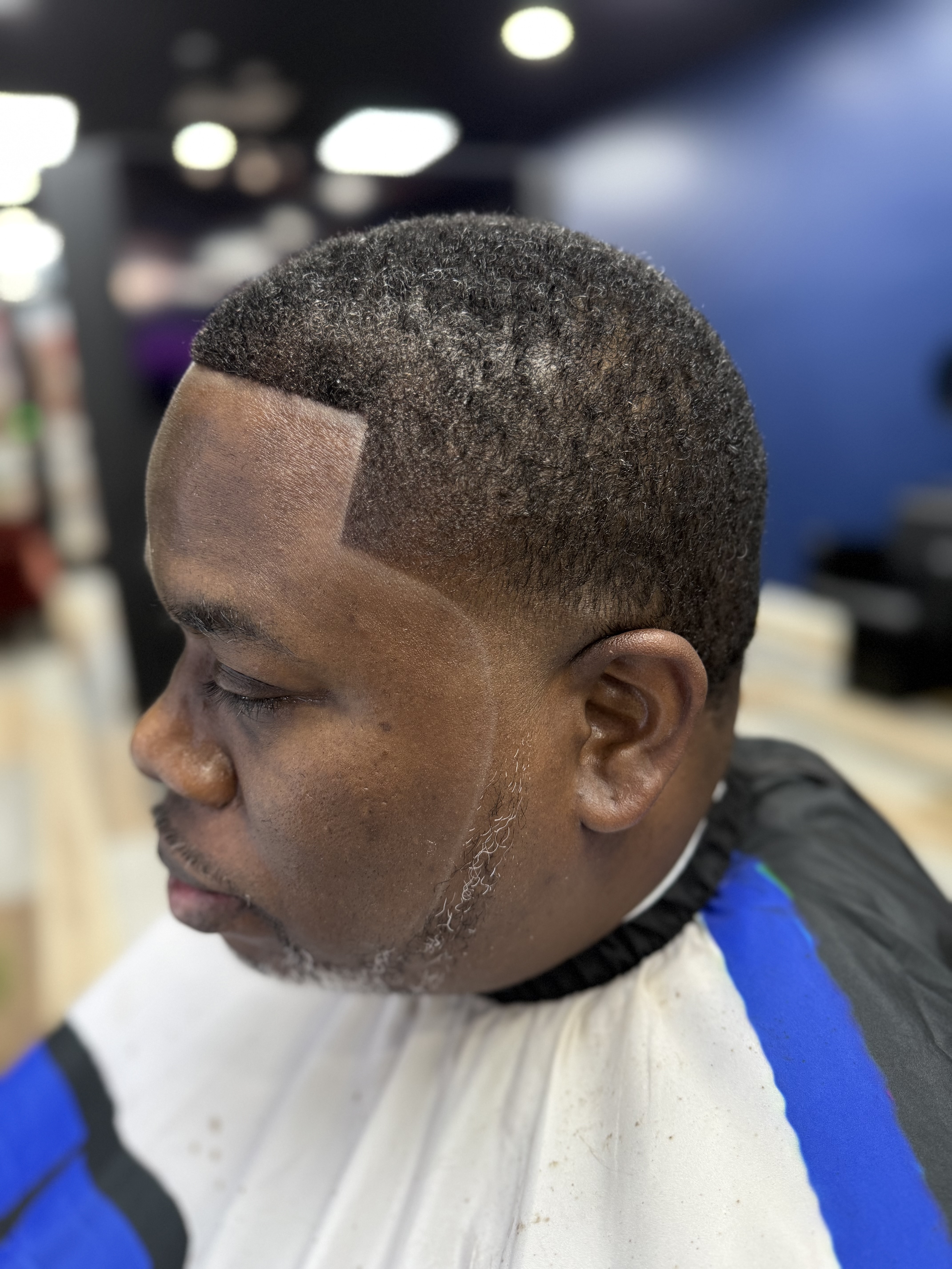 Styling station at Mr. Kelly's Barber Shop