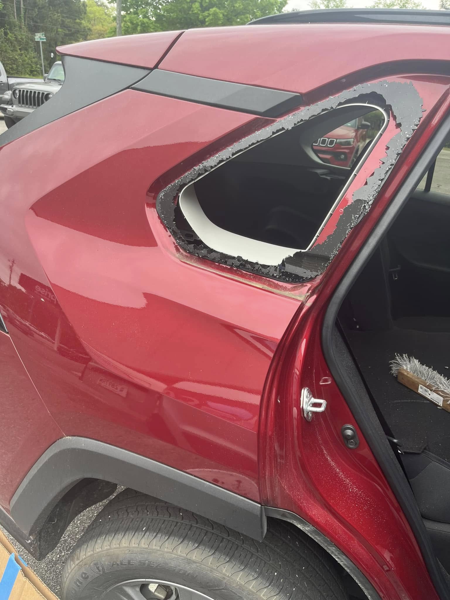 Vehicle side window glass replacement